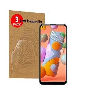 (3 Pack) For Samsung Galaxy A11 Anti Glare Matte Plastic Soft Pet Screen Protector Film Guard (3 Pack) For Samsung Galaxy A11 Anti Glare Matte Plastic Soft Pet Screen Protector Film Guard